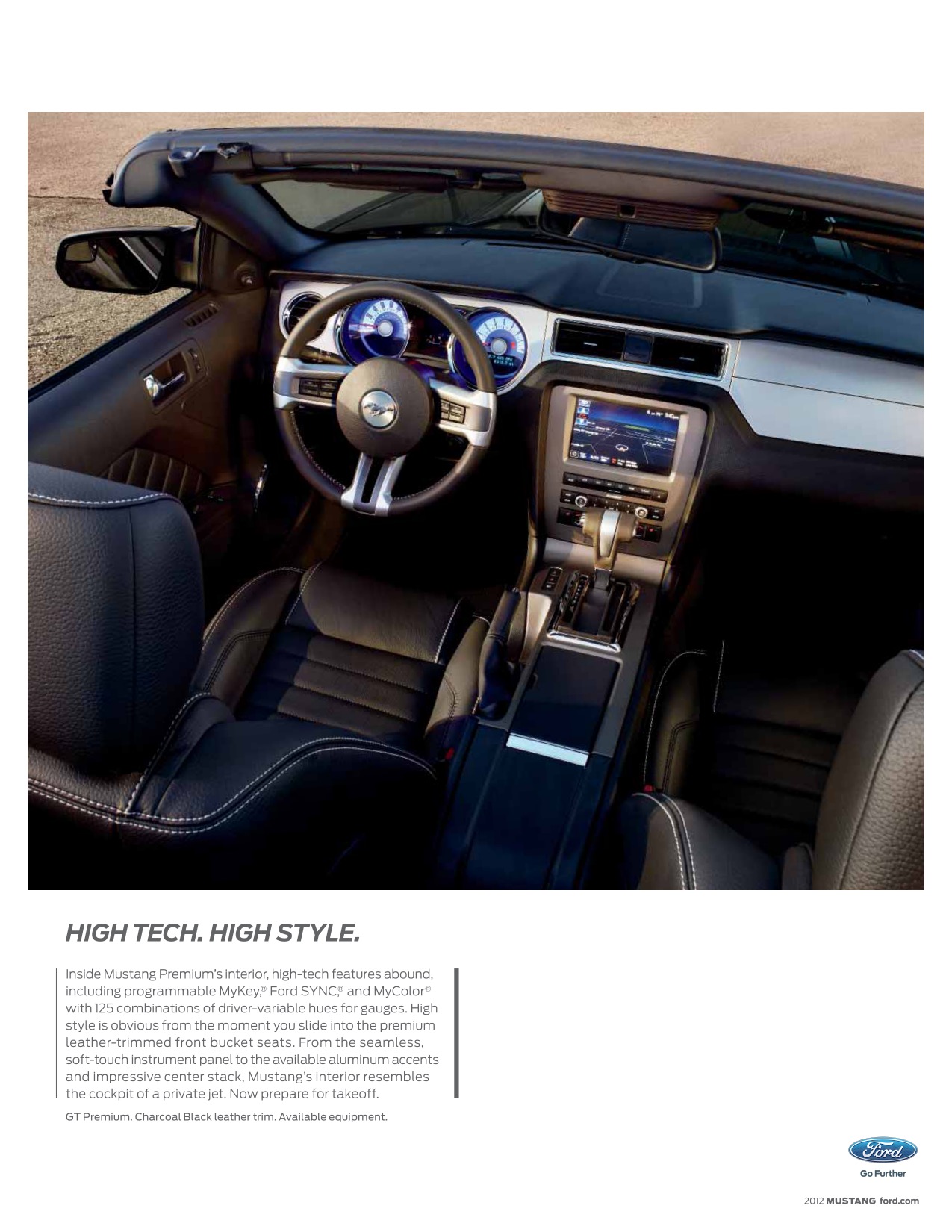 2012 Ford Mustang Brochure Page 9
